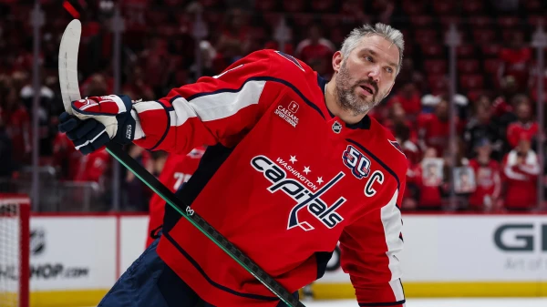 Alexander Ovechkin's little sons charmed the audience as they took to the ice with their dad