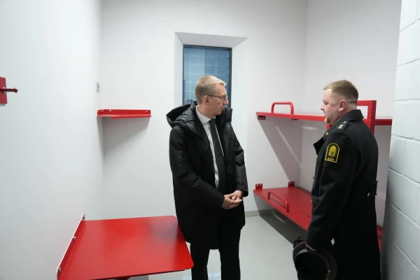 Latvian President Edgars Rinkēvičs is satisfied with the new prison
