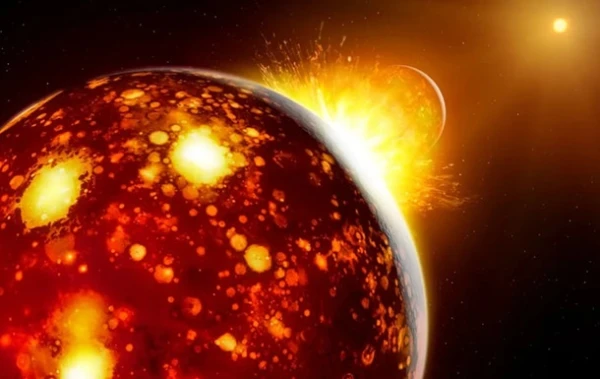 Scientists have revealed the picture of a grand catastrophe on Earth 4,500,000,000 years ago