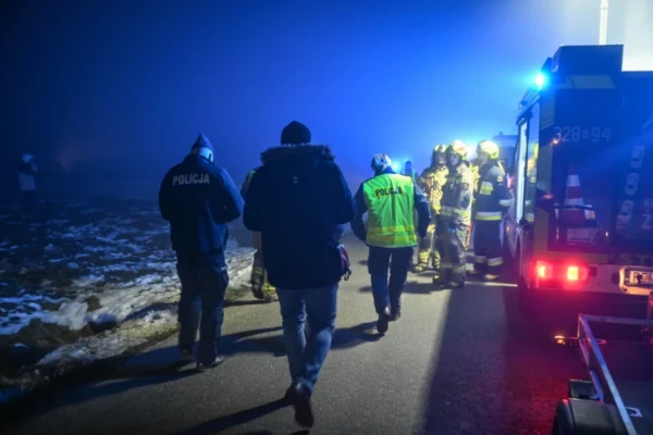 A helicopter crashed in Poland: two people died