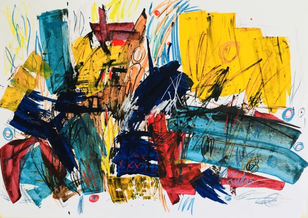 The exhibition of works by Lithuanian artist Benediktas Maria Žukas "Mother of Pearl" is taking place at the ASNI gallery