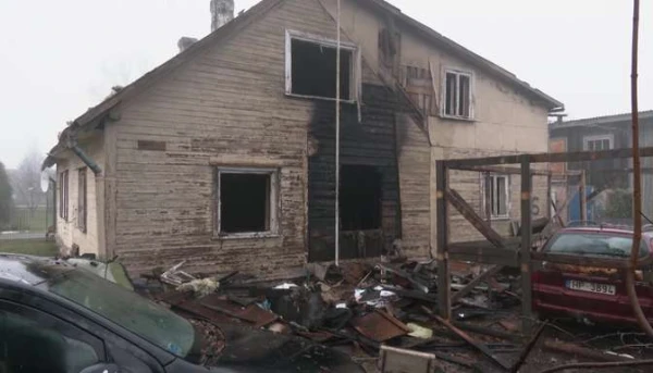 The family was set to move into a new house in a week, but the unforeseen happened