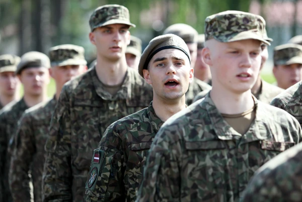 In Estonia, only those who know the state language are recruited into the army - are there any such plans in Latvia?