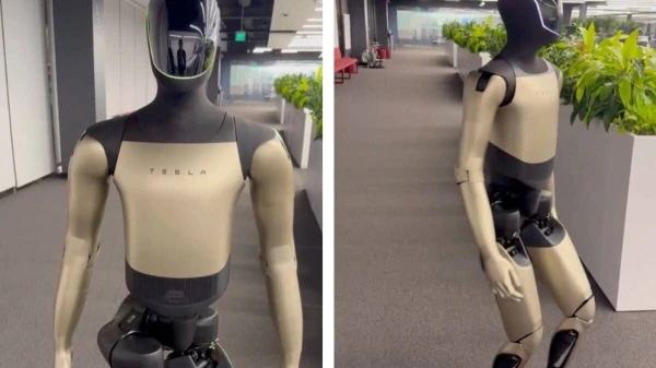 Deception? A Human Discovered Inside a Tesla Robot