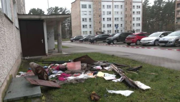 In Ulbroka, a man fought the flames in his apartment until his last breath