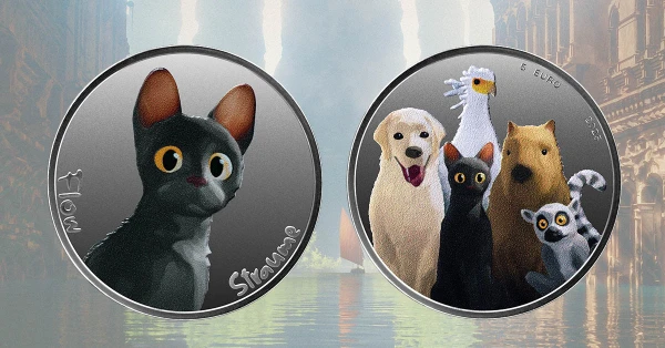 The Bank of Latvia will issue a silver collectible coin in honor of the film 'Flow'