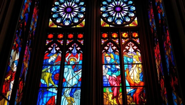 Sketches of New Stained Glass Windows for Notre-Dame to Be Displayed in Paris
