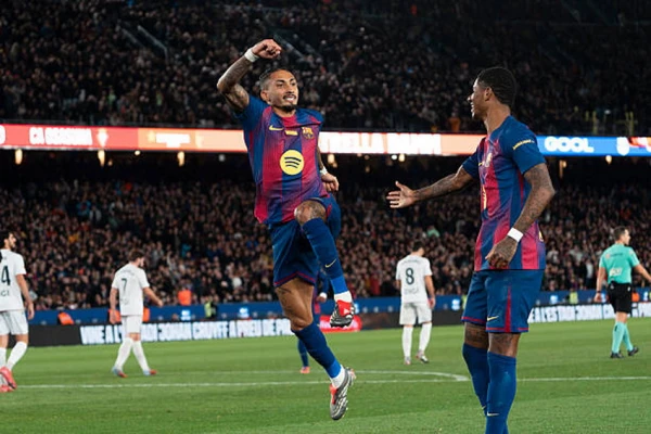 Barcelona matched the second longest scoring streak in La Liga history