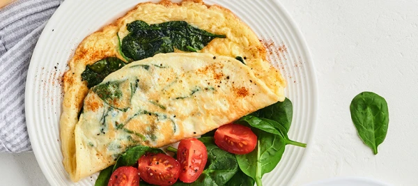 Dutch Pancake with Spinach: New Flavor and 'Airy' Result