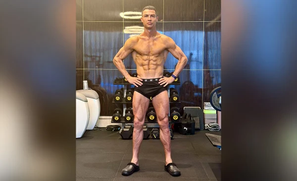 Cristiano Ronaldo posted a photo after the sauna