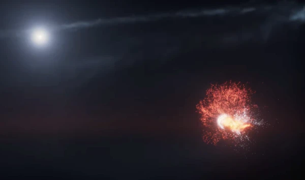 Astronomers Detect Cosmic Collision in Another Star System for the First Time