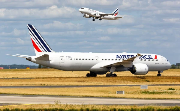 The plane from Paris with a burning wing made an emergency landing