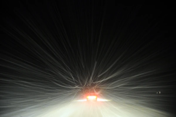 Due to icy conditions and snow, movement is difficult in many areas of Latvia