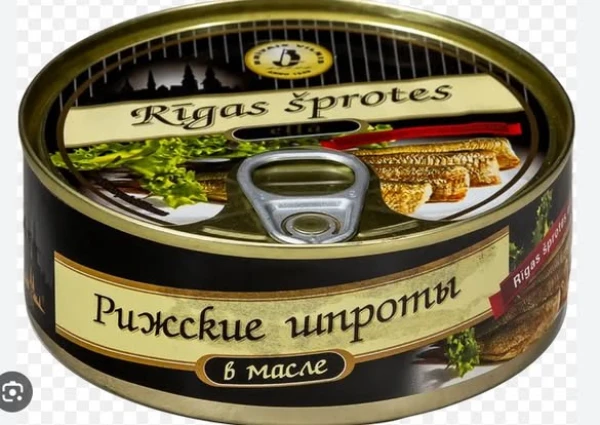 Russians are always half-hungry - they will eat sprats even if there are no instructions in Russian on the label