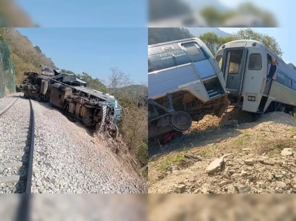 A passenger train has derailed in Mexico, there are casualties