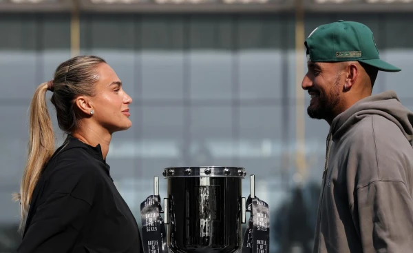 Nick Kyrgios, without losing a single set, defeated the world’s number one female player Aryna Sabalenka in the 'Battle of the Sexes'