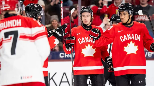 WJC 2026. Teams from Canada and Sweden scored 17 goals against Denmark and Germany, as well as other results