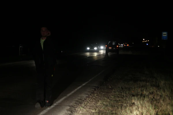 Due to snow and ice, traffic is difficult on main and regional roads