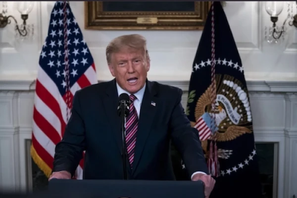 Trump stated that the U.S. is "ready to come to the aid" of protesters in Iran