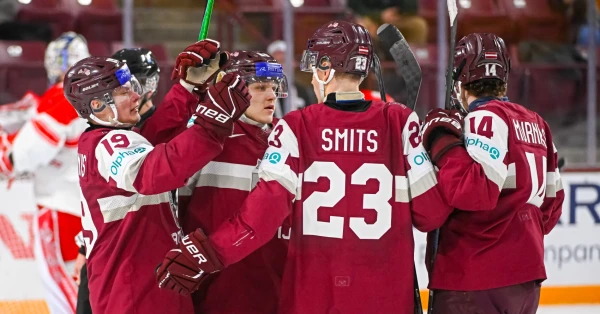 Latvian U-20 Team Loses to Sweden and Exits World Championship