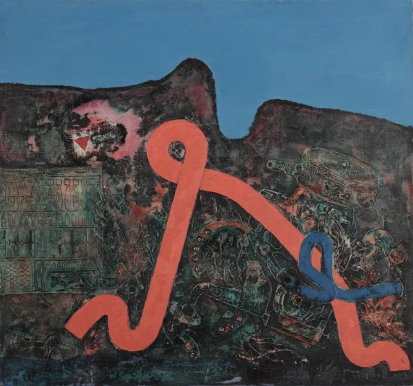 Картина Оярса Аболса "Война закончена"