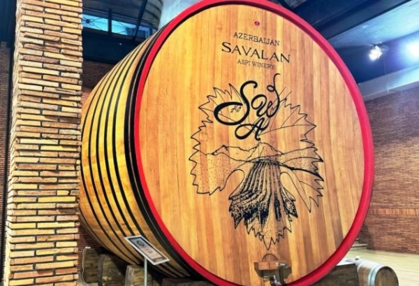 Where is the largest oak wine barrel in the world located?