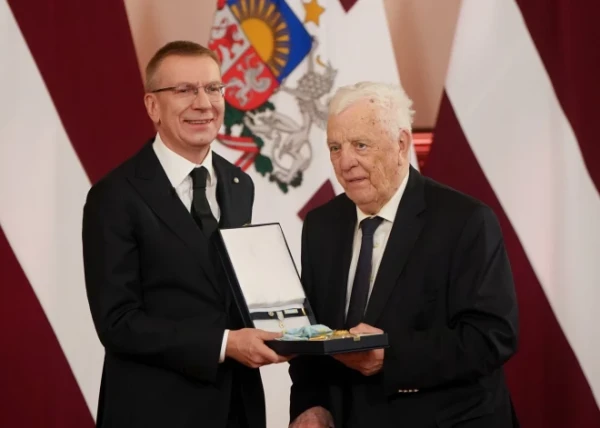 “He is for Latvia - more than a composer” - Rinkēvičs congratulated Raimonds Pauls
