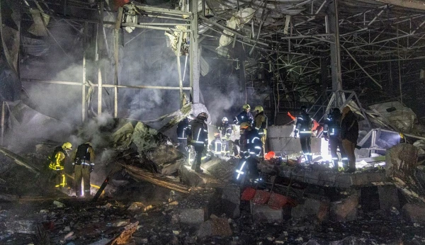 После очередного удара по Харькову.