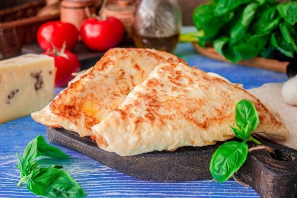 Fried Lavash Envelopes with Sprats