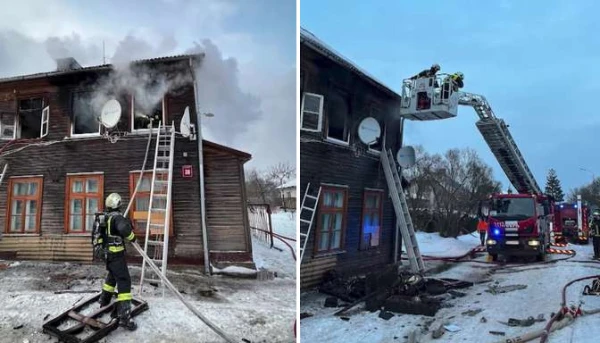 Burned eight times – until it finally burned down… In Jelgava, a building with a bad reputation seems to have met its end