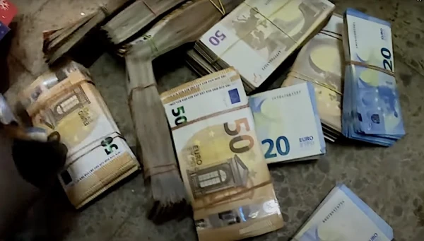 More than 160,000 euros in cash seized from drug dealers arrested in Plavnieki