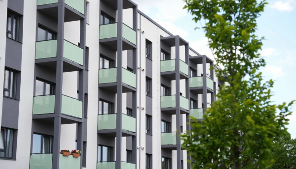 Предварительный эскиз социального дома на улице Дзелзавас.