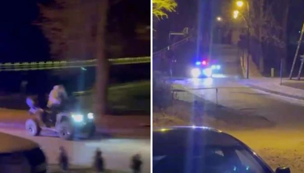 Unusual Police Chase in Bauska: Drunken Guests Stole a Quad Bike from the Owner