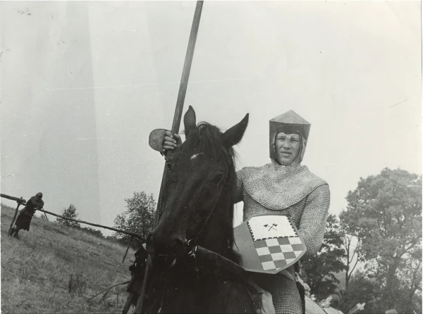 Улдис Янис Вейспалс в начале своей карьеры каскадера.