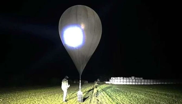 A smuggled balloon has been detected in Latvia, which may have 'drifted' all the way to the Limbaži region