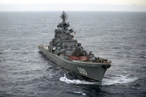In the U.S., the modernization of the Russian 'Admiral Nakhimov' is called political theater