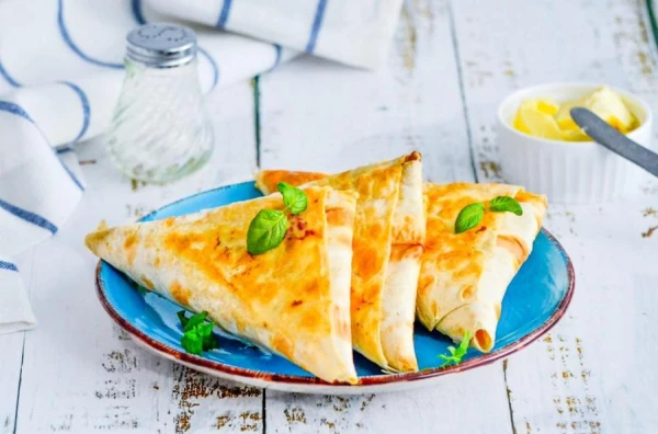 Sweet Lavash Envelopes with Pear - Easy and Quick Recipe