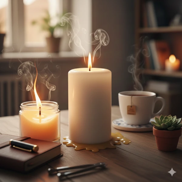 Why Candles Burn Crooked and How to Fix the Wick