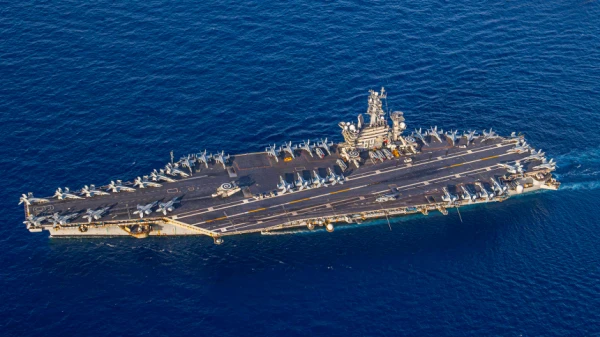 The second Ford-class aircraft carrier of the U.S. Navy has set sail for the first time