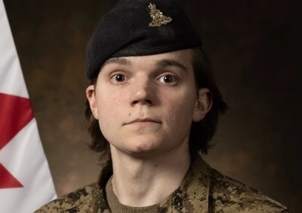 A Canadian soldier serving in a NATO brigade died near Riga