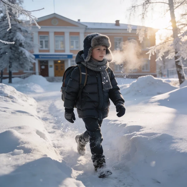 Due to the frost, classes in schools in Latvia have started to be canceled