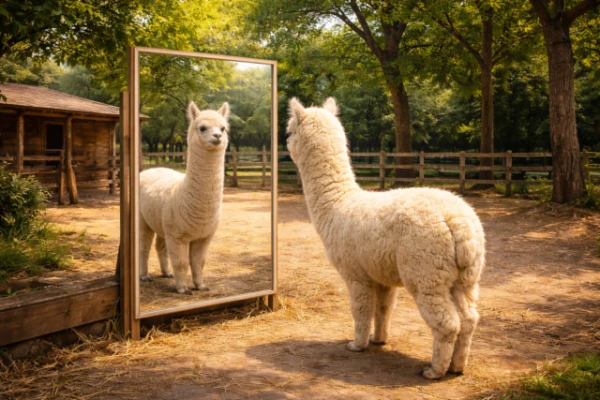 Zoo Employees Found an Unusual Way to Support a Lonely Alpaca