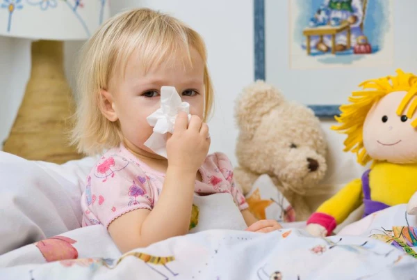 How often can a child be sick without it indicating a weak immune system?