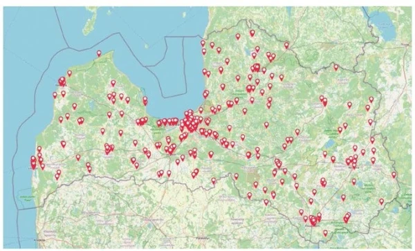 The Fifth Column Everywhere! - The State Security Service Published a Map of Latvia with the Highest Concentration of Supporters of the Aggressor