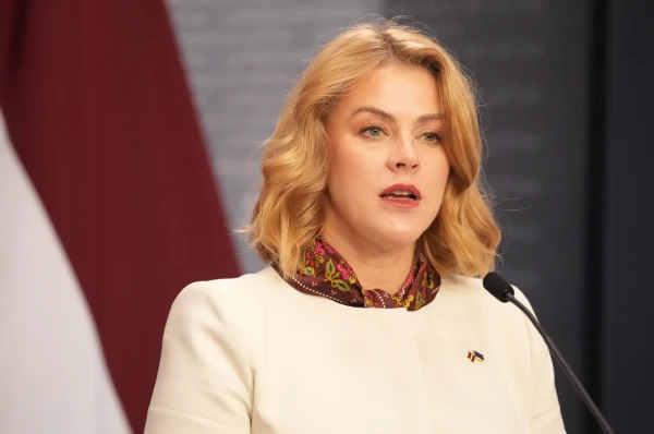 Returning from Milan, Silina frightened by the resignation of a member of the Latvian government