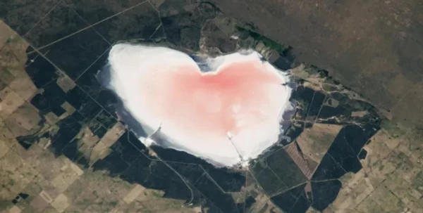 NASA Astronaut Captures Salty 'Heart' on Earth from Space