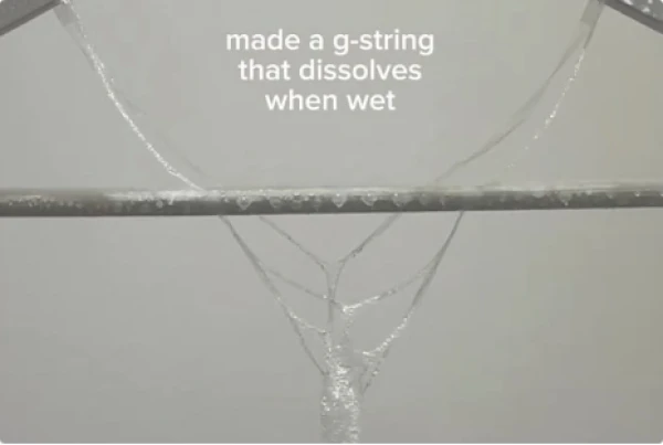 Fashion brand released disappearing thongs for February 14 and puzzled customers