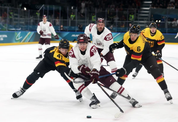 The Latvia National Team Defeated Germany at the Olympics