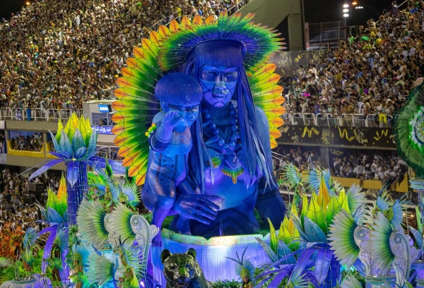 The Carnival in Rio de Janeiro Begins