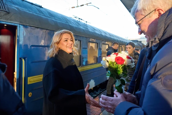 Премьер-министр Латвии Эвика Силиня.